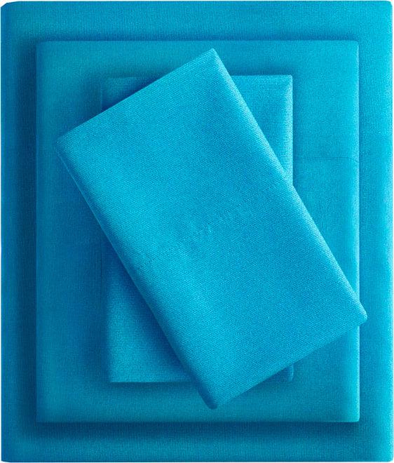 Olliix.com Sheets & Sheet Sets - Microfiber King Sheet Set Teal