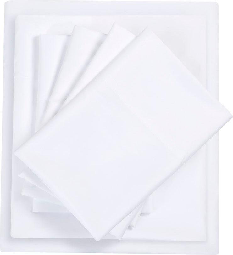 Olliix.com Sheets & Sheet Sets - Microfiber Queen Sheet Set White