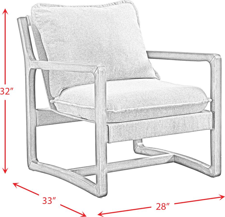 Elements Accent Chairs - Misty Accent Chair Charcoal