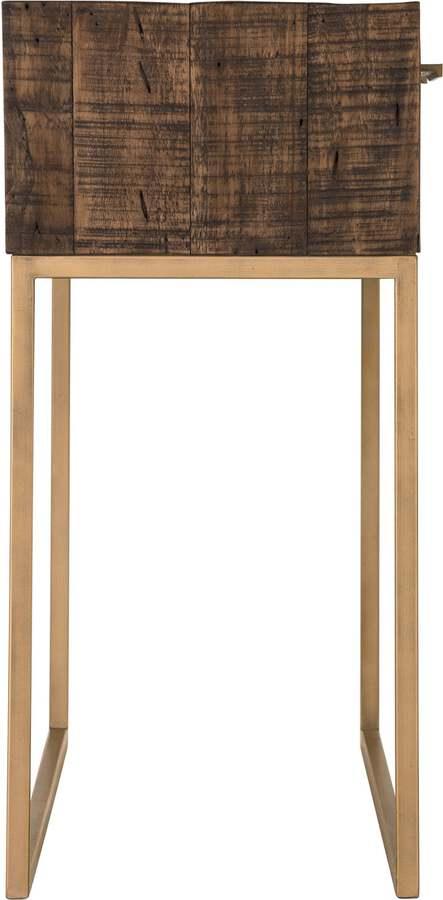 Alpine Furniture Consoles - Monterey Hall Table Smokey Taupe