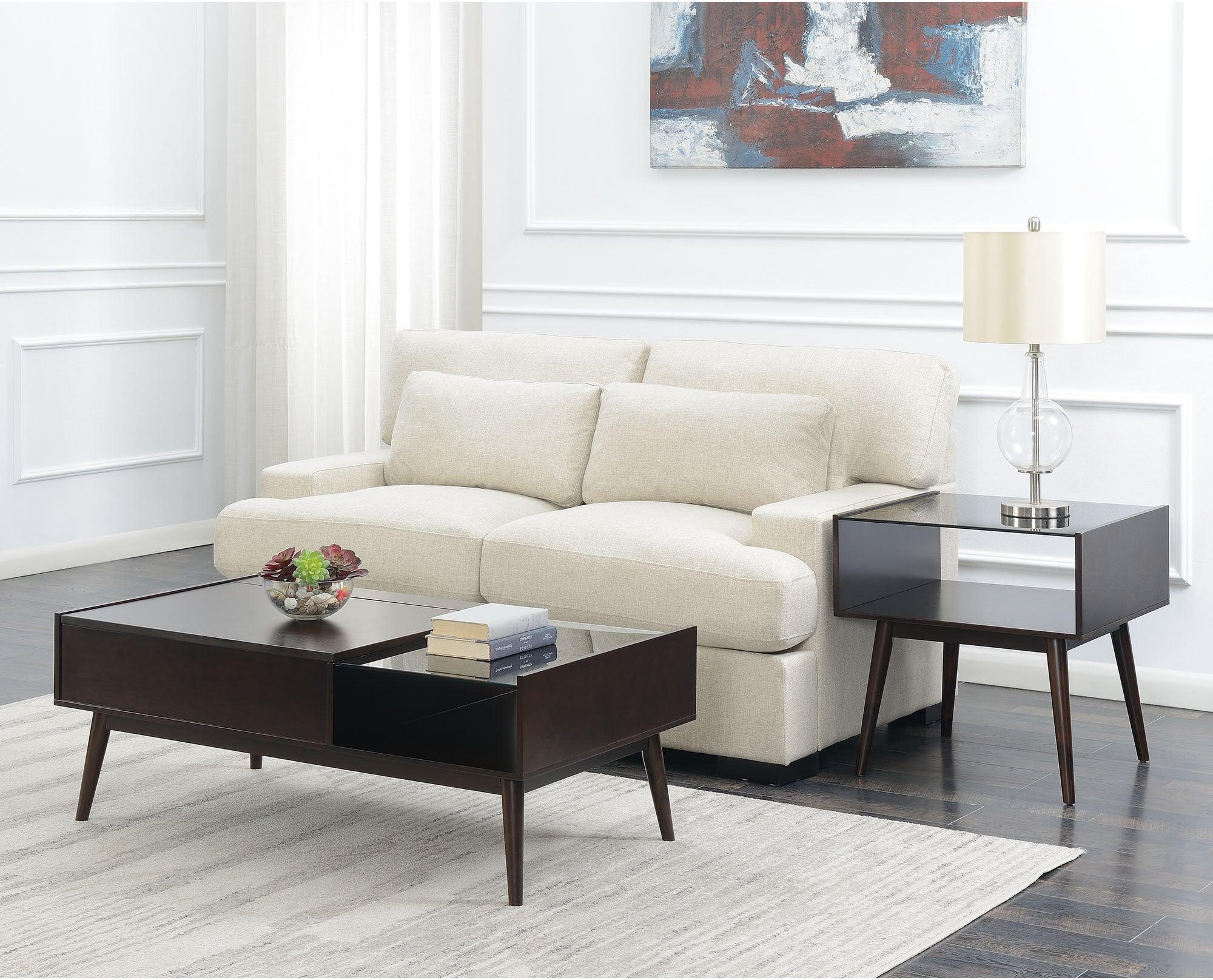 Morgan Lift Top Coffee Table in Espresso