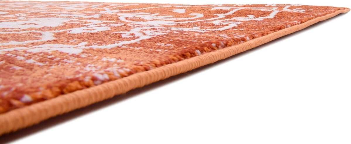 Unique Loom Indoor Rugs - New Border 9x12 Terracotta & Ivory