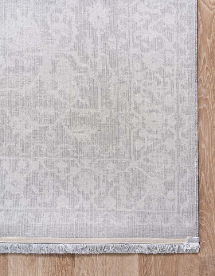 Unique Loom Indoor Rugs - New Classical Border 10x13 Gray & Ivory