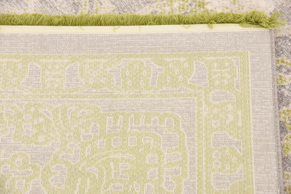 Unique Loom Indoor Rugs - New Classical Border 10x13 Light Green & Gray