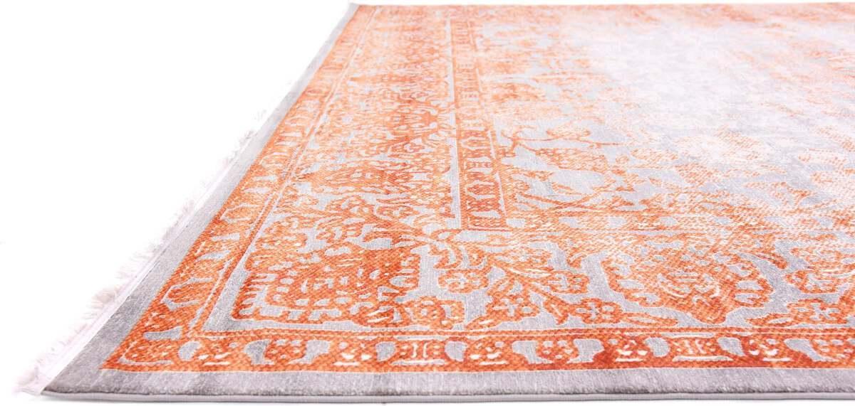 Unique Loom Indoor Rugs - New Classical Border 10x13 Terracotta & Gray