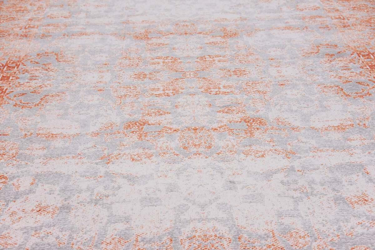 Unique Loom Indoor Rugs - New Classical Farmhouse 8x11 Rectangular Rug Terracotta