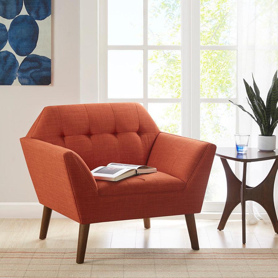 Olliix.com Accent Chairs - Newport Lounge Chair Spice