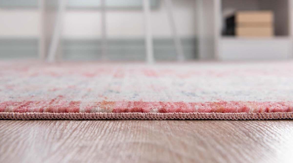 Unique Loom Indoor Rugs - Noble 10x14 Red & Beige