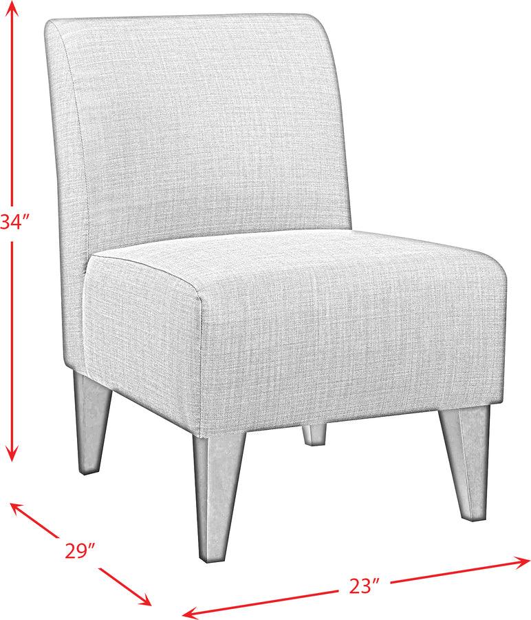 Elements Accent Chairs - North Accent Slipper Chair Charcoal