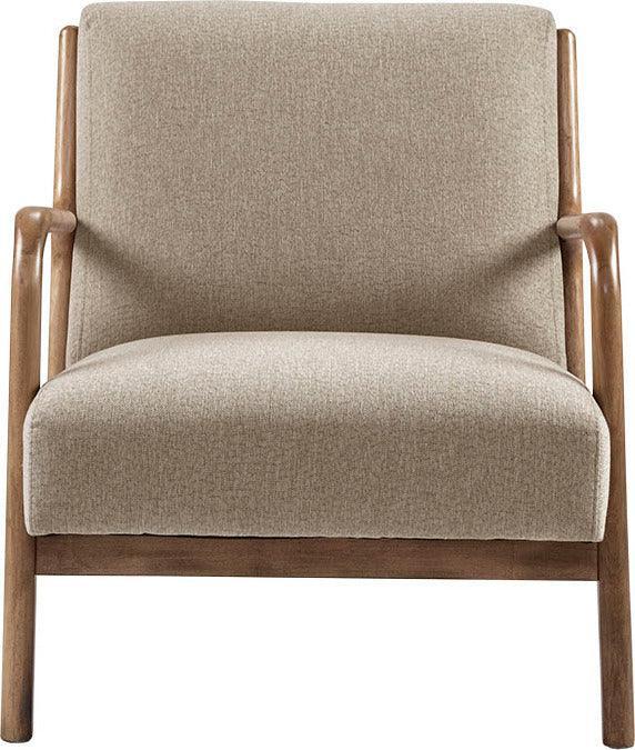 Olliix.com Accent Chairs - Novak Lounge Chair Taupe