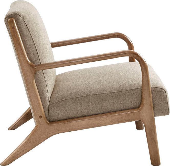 Olliix.com Accent Chairs - Novak Lounge Chair Taupe