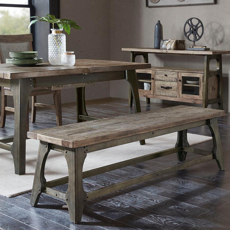 Olliix.com Benches - Oliver Dining Bench Gray