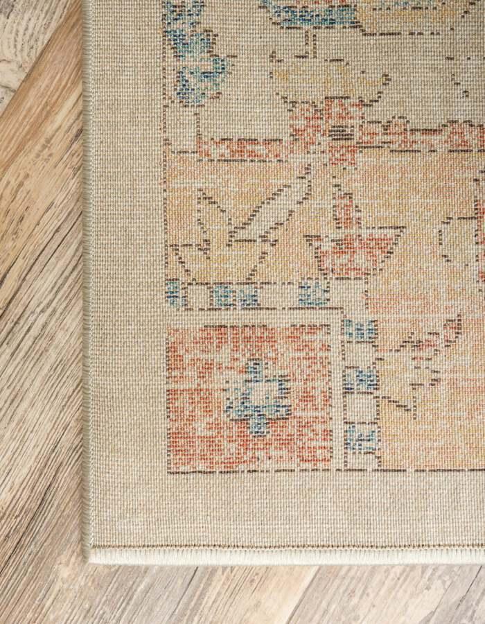 Unique Loom Indoor Rugs - Oslo Bohemian 10x13 Rectangular Rug Beige