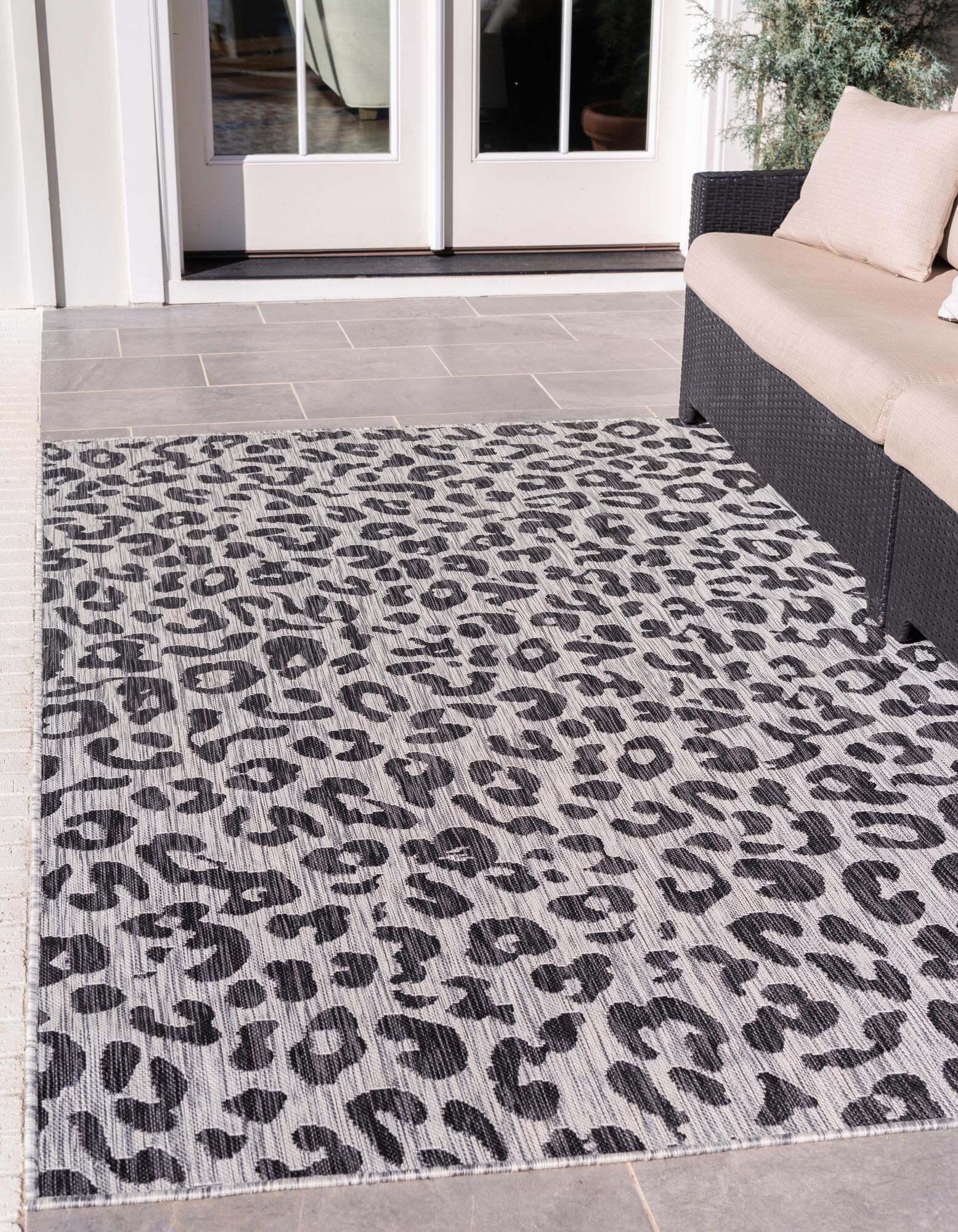 Winter Forest Animals Outdoor Rug