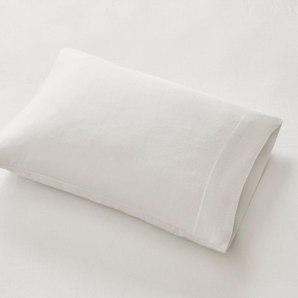 Olliix.com Sheets & Sheet Sets - Oversized Flannel California King Sheet Set Ivory Solid