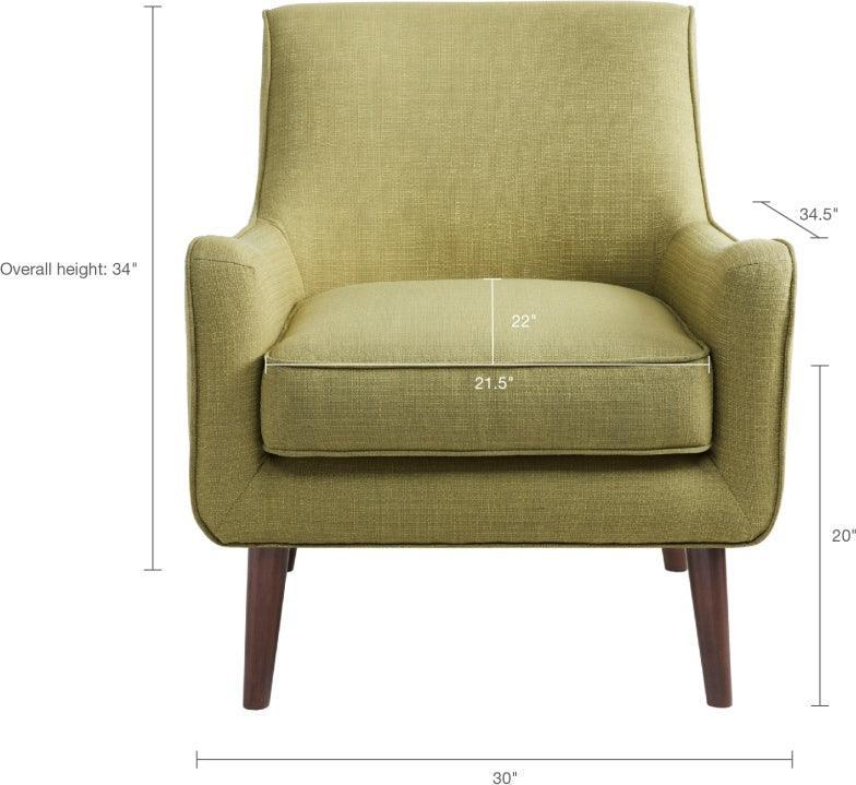 Olliix.com Accent Chairs - Oxford Mid-Century Accent Chair Green