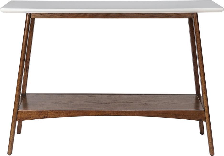 Olliix.com Consoles - Parker Console Off-White & Pecan