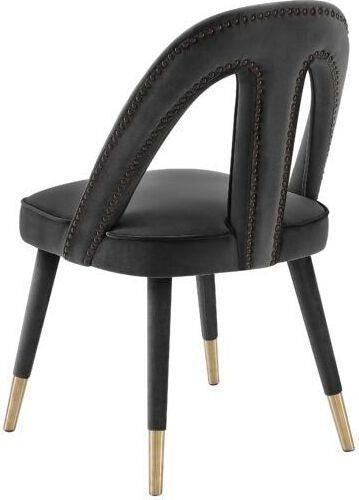 Tov Furniture Dining Chairs - Petra Dining Chair Dark Gray