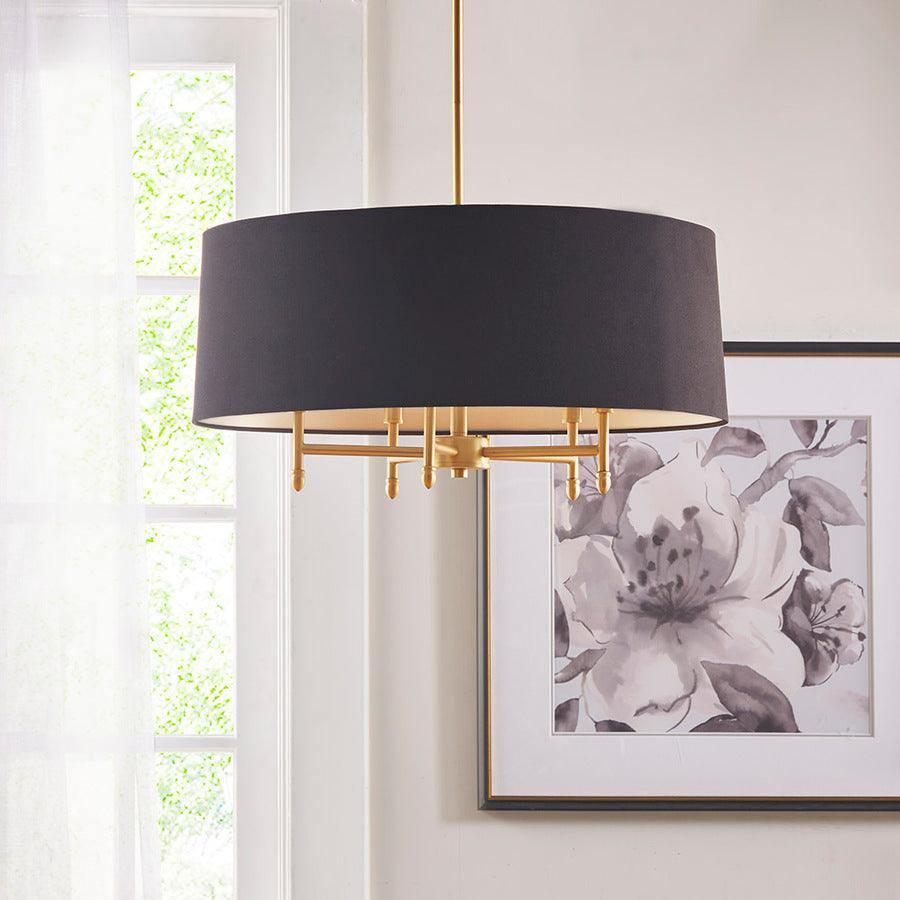 Olliix.com Ceiling Lights - Presidio Chandelier Gold & Black