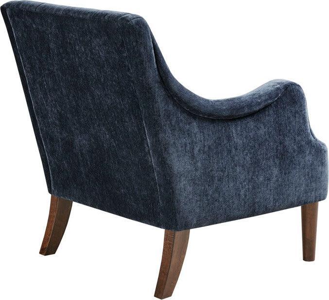 Olliix.com Accent Chairs - Qwen Button Tufted Accent Chair Navy