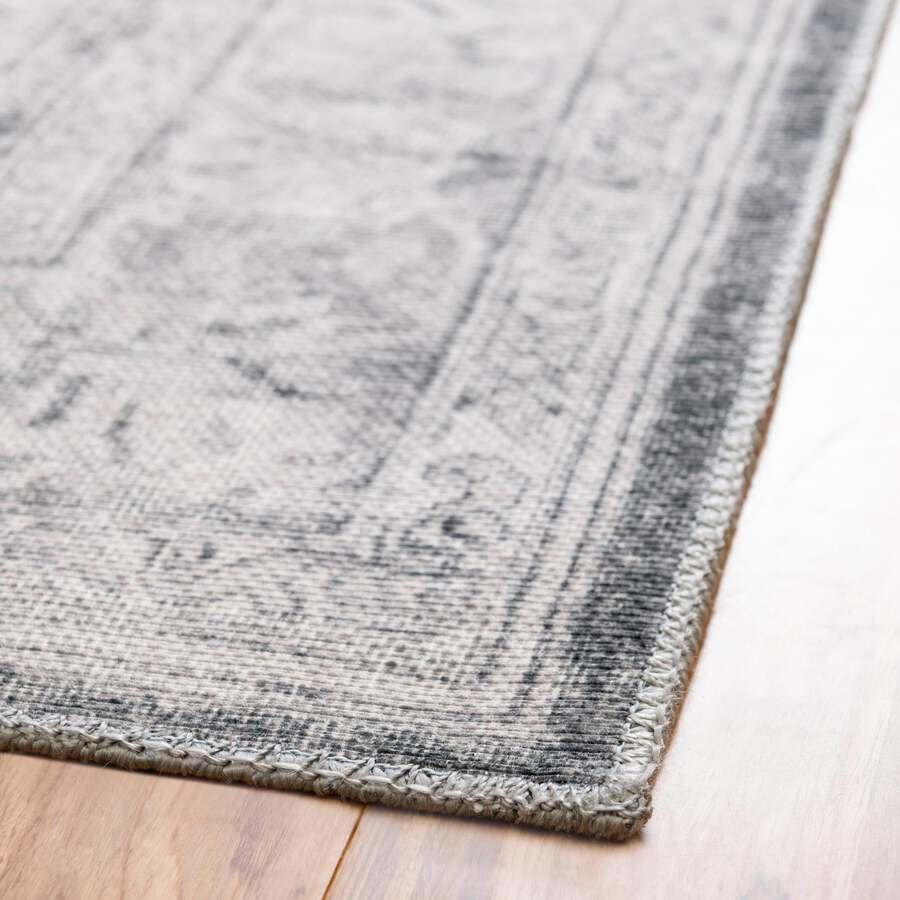 Unique Loom Indoor Rugs - Revival Traditional 9x12 Rectangular Rug Charcoal