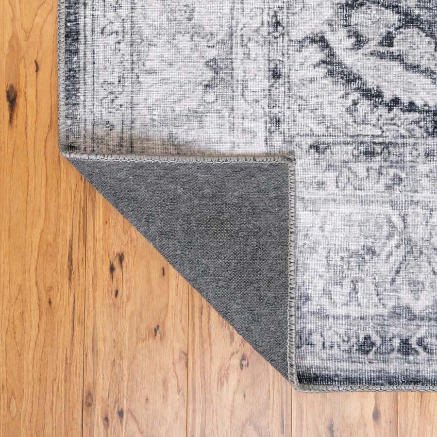 Unique Loom Indoor Rugs - Revival Traditional 9x12 Rectangular Rug Charcoal