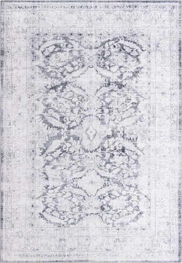 Unique Loom Indoor Rugs - Revival Traditional 9x12 Rectangular Rug Charcoal