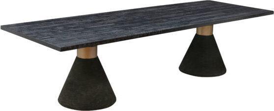 Tov Furniture Dining Tables - Rishi Black Rope Rectangular Table