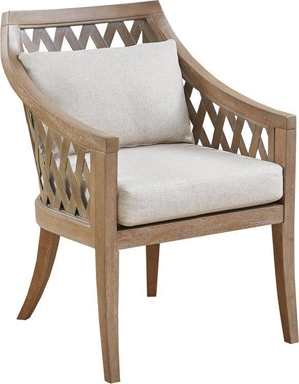 Olliix.com Accent Chairs - San Pedro Wood Barrel Chair Natural