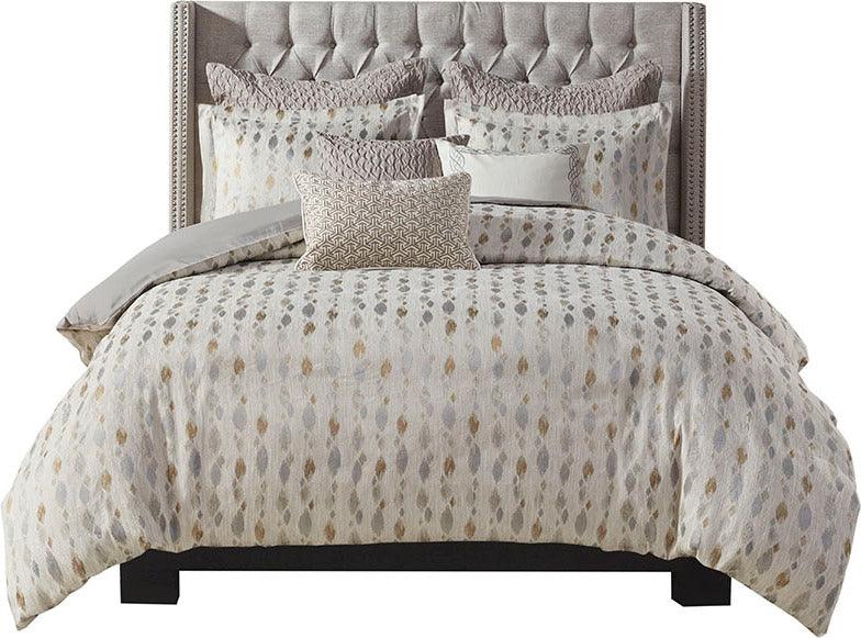 Shop Sanctuary Farm CasaOne Taupe Blankets Gold Comforter | Set Comforters & | | House
