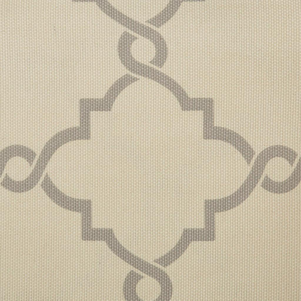 Olliix.com Curtains - Saratoga H Fretwork Print Grommet Top Window Curtain Beige