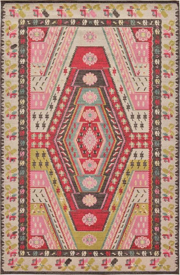 Unique Loom Indoor Rugs - Sedona Modern Palace Rectangular Rug Multi