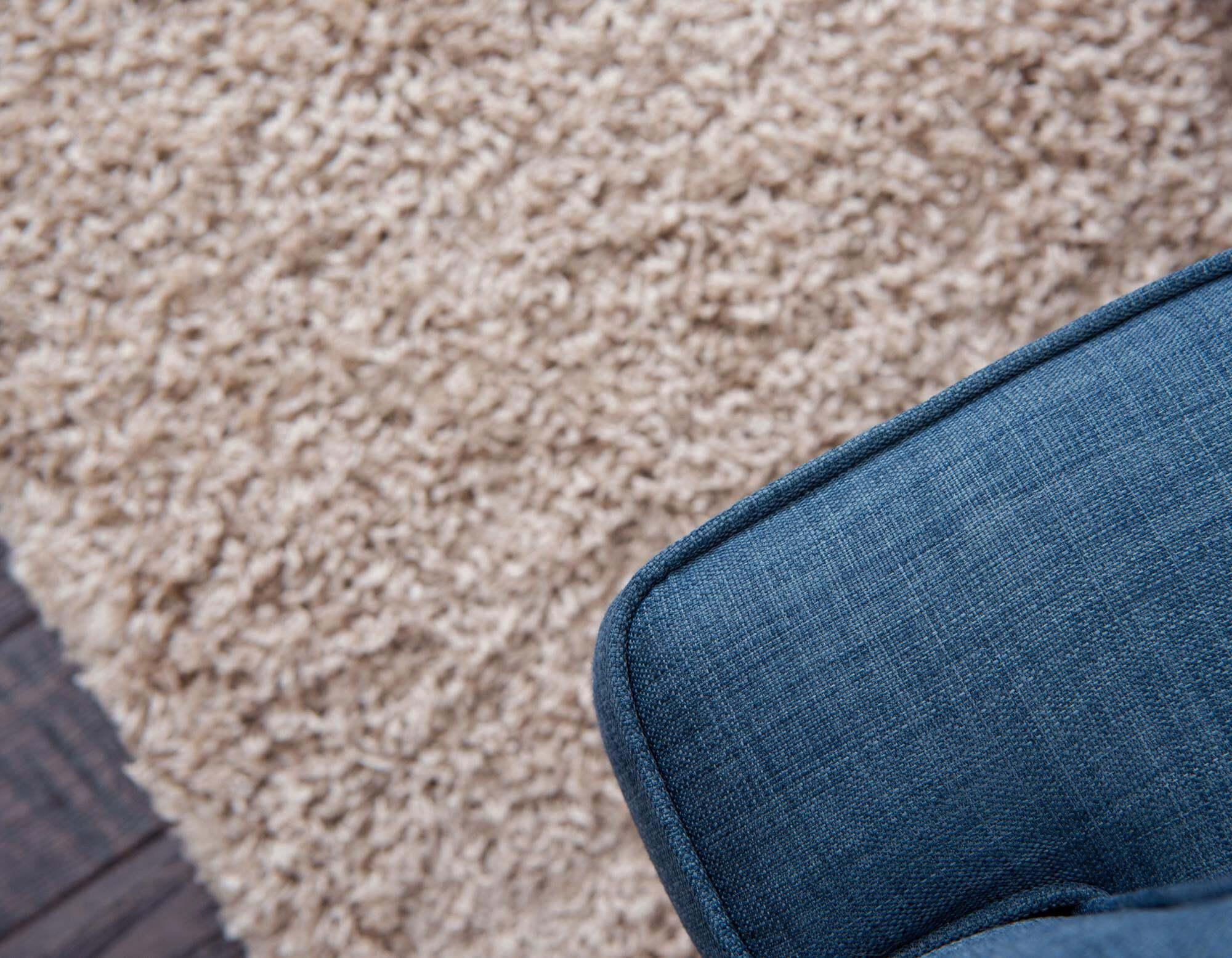 Unique Loom Indoor Rugs - Solid Shag Solid Rectangular 8x10 Rug Taupe