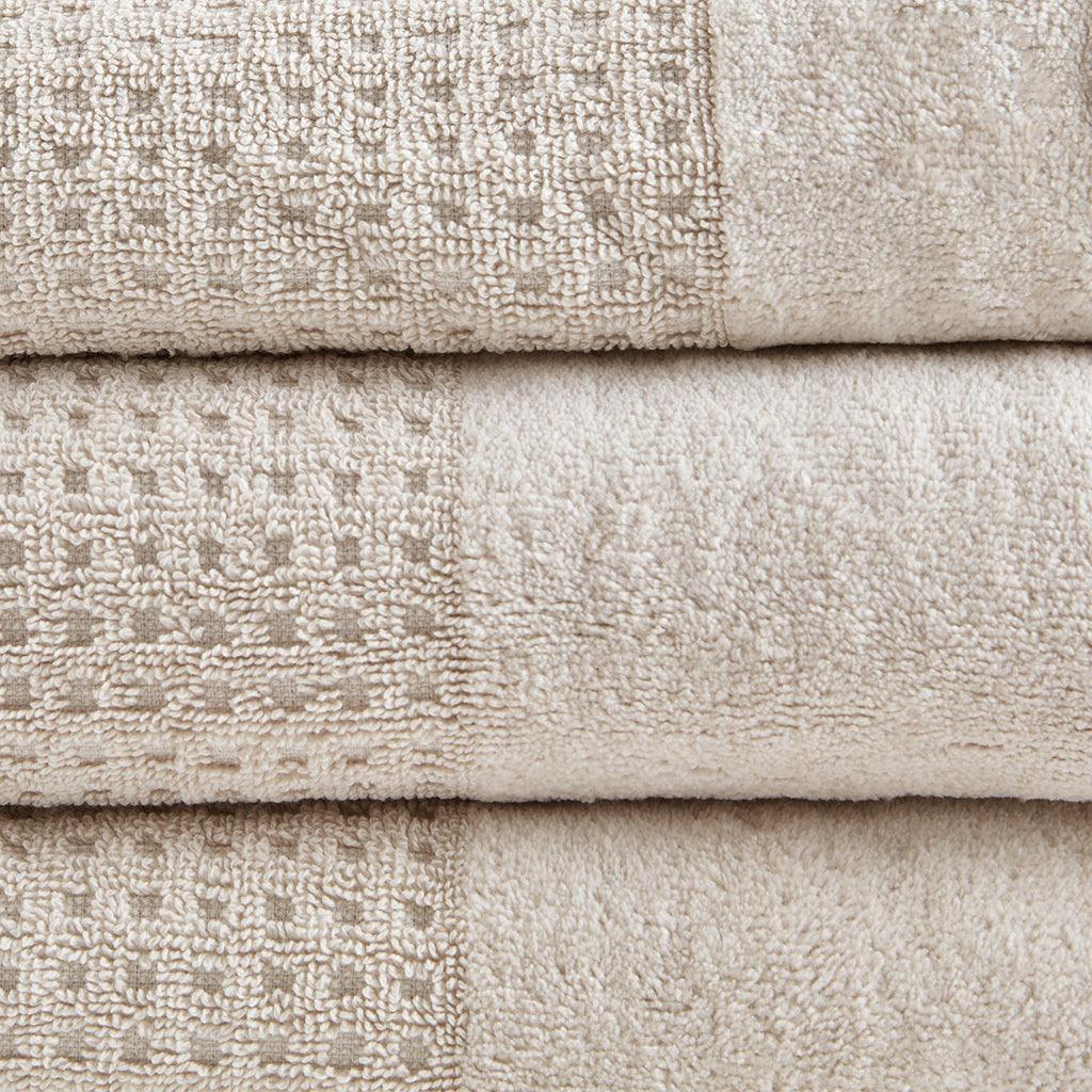 Shop Spa Waffle Bath Towel Taupe, Bath Linens