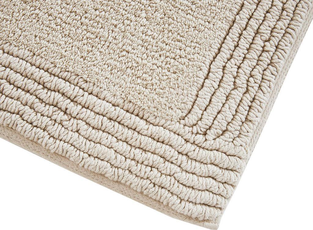 Olliix.com Bath Rugs - Splendor 21" Bath Rug Taupe