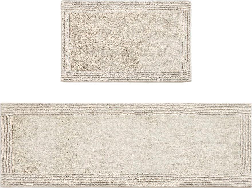 Taupe High Pile Marshmallow Bath Mat, 30 in.