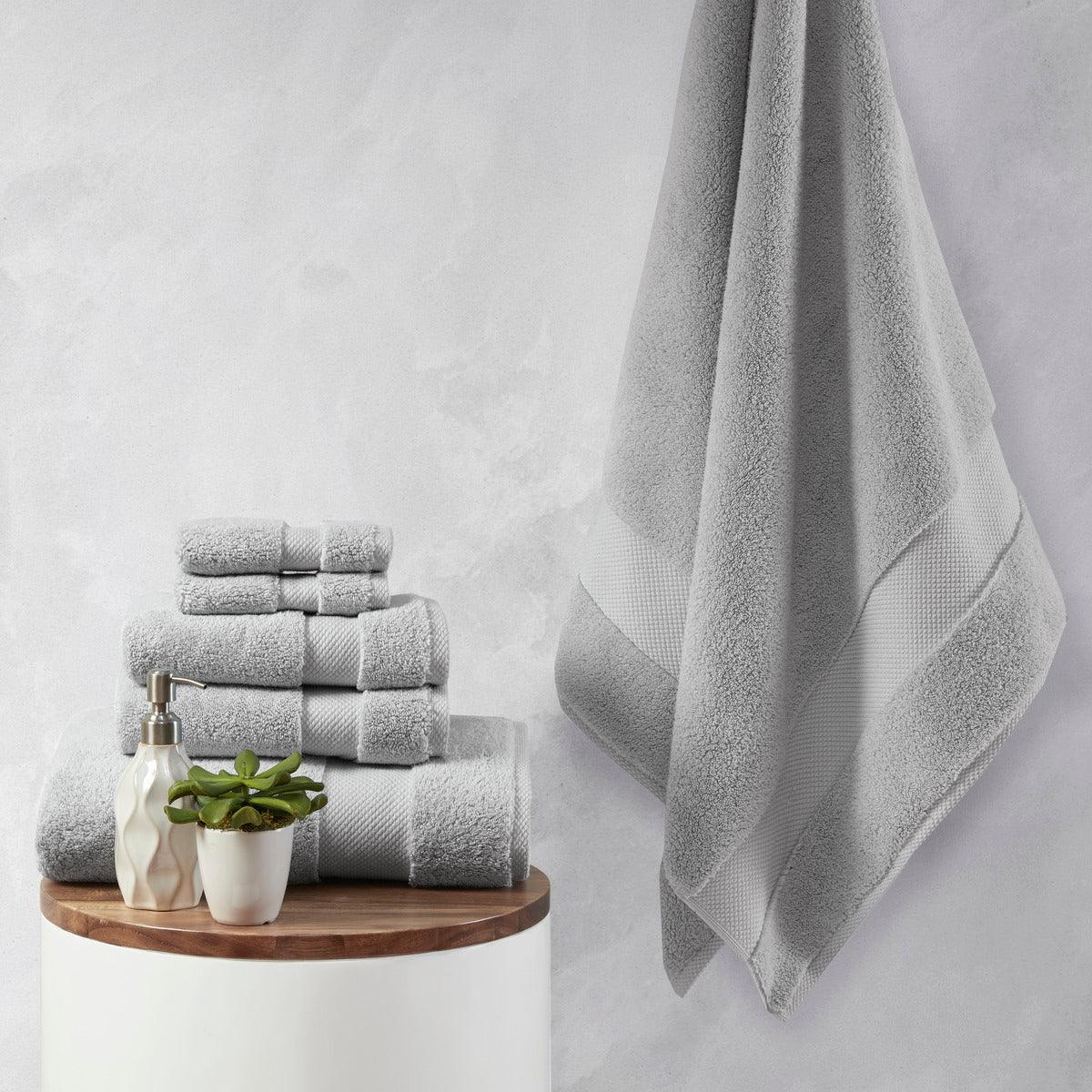 Olliix.com Bath Towels - Splendor Bath Towel Grey