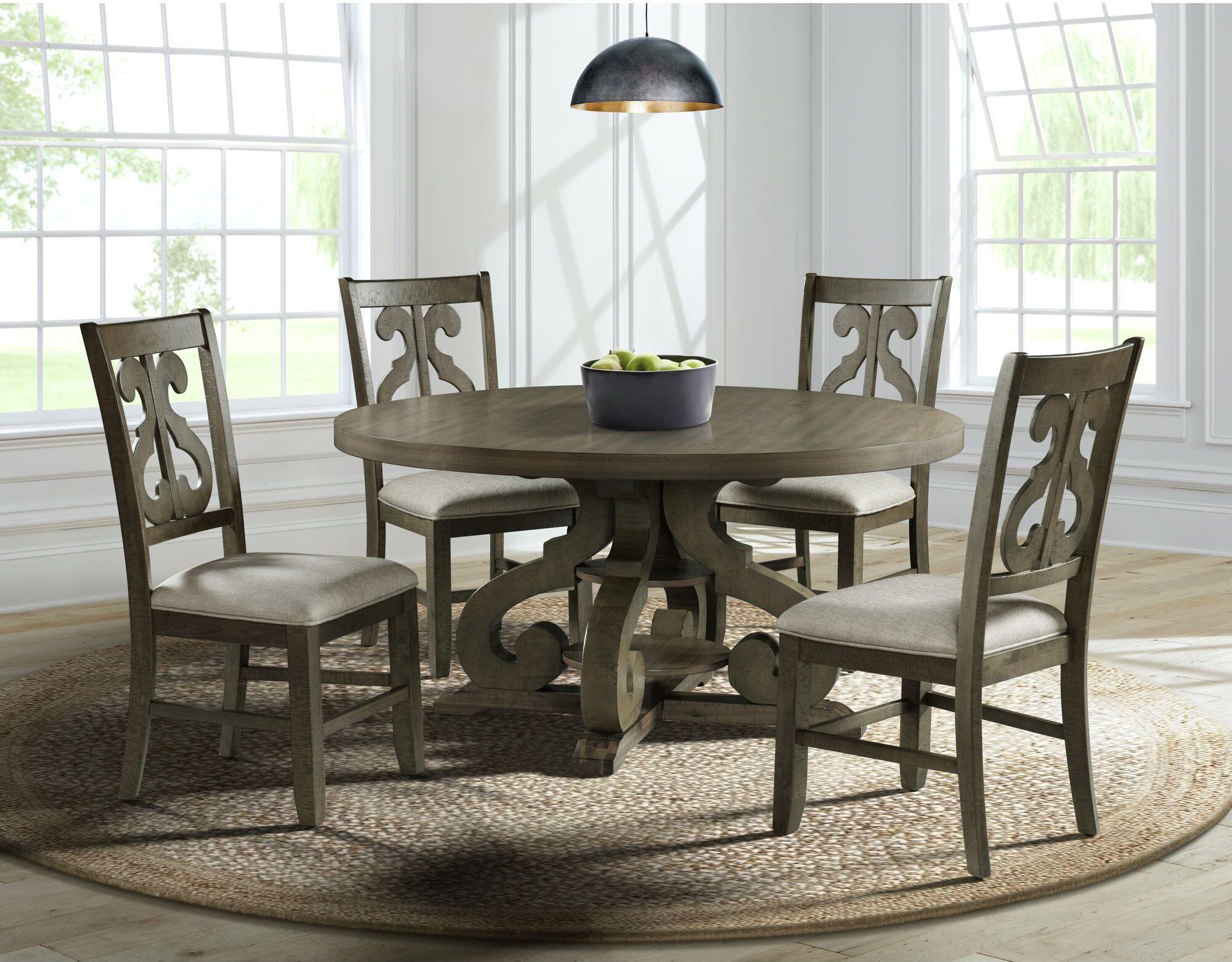 Elements Dining Tables - Stanford Round Dining Table Gray