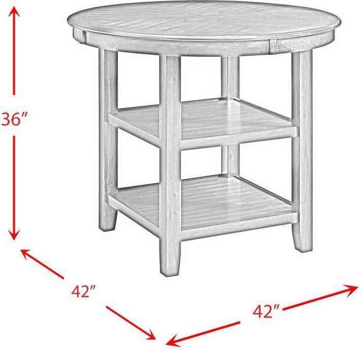 Elements Dining Tables - Taylor Counter Height Dining Table Gray