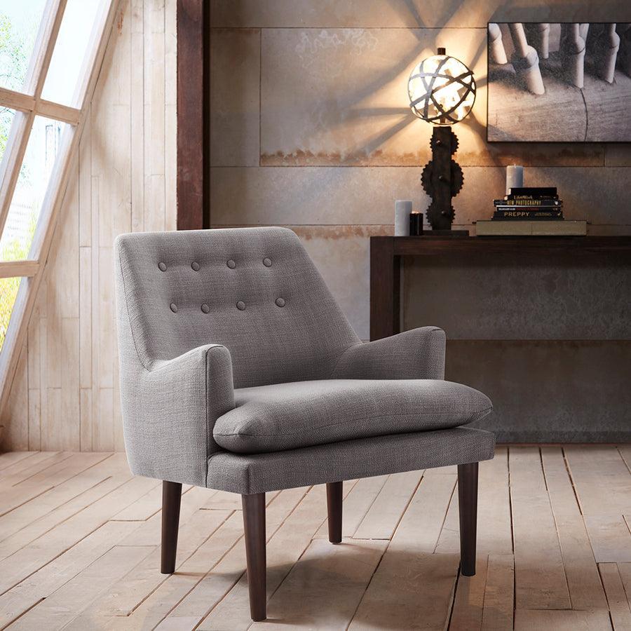 Olliix.com Accent Chairs - Taylor Mid-Century Accent Chair Gray