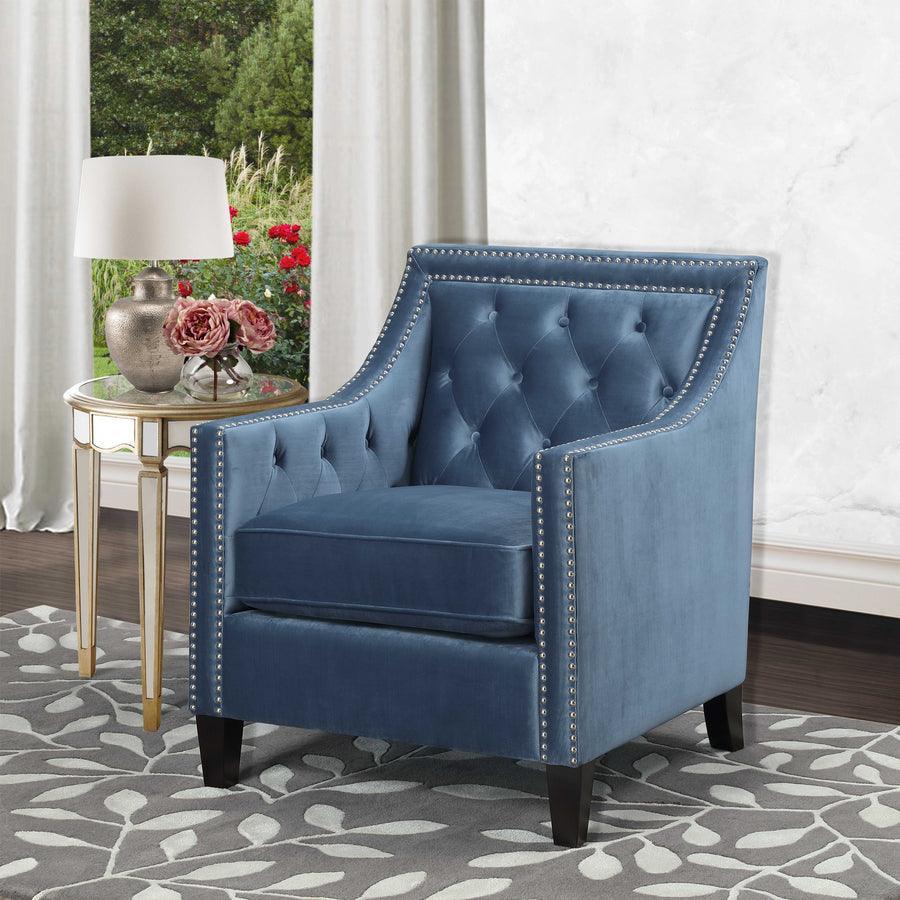 Elements Accent Chairs - Teagan Accent Chair Marine Blue