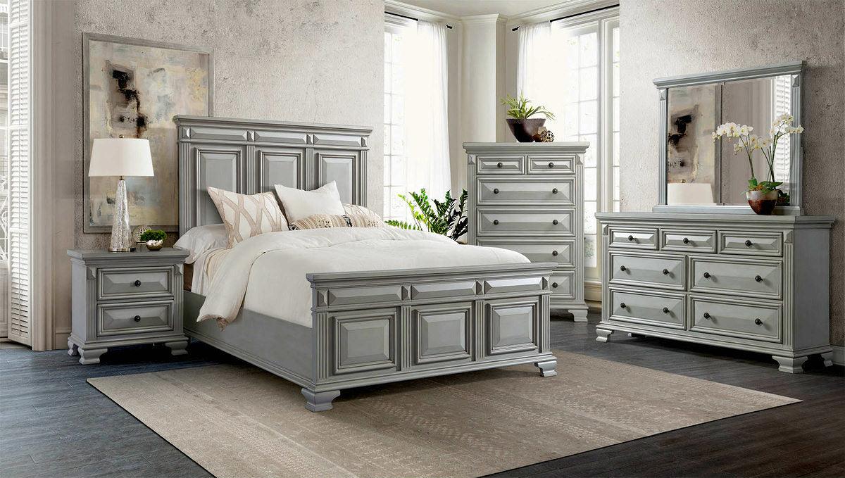 Elements Chest of Drawers - Trent 6-Drawer Chest Gray