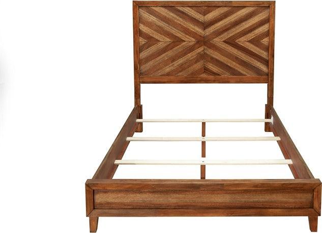 Alpine Furniture Beds - Trinidad Queen Bed Brown