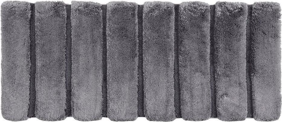 Olliix.com Bath Rugs - Tufted Pearl Channel 17" Bath Rug Grey