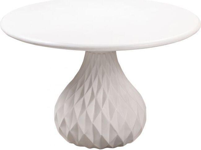 Tov Furniture Dining Tables - Tulum Ivory Concrete Dining Table