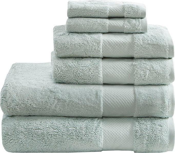 Sonoma Turkish Cotton Bath Collection in Smoke Grey, Washcloth | Serena & Lily