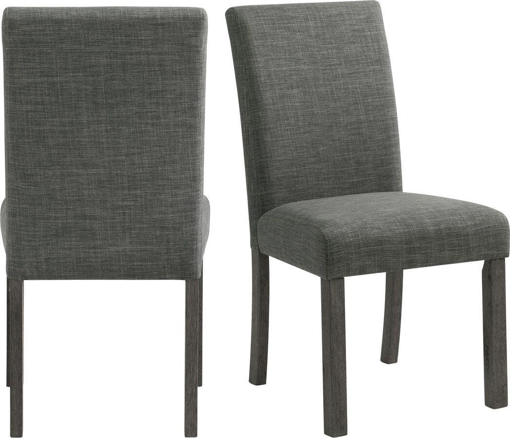 Elements Dining Chairs - Turner Side Chair Set in Charcoal