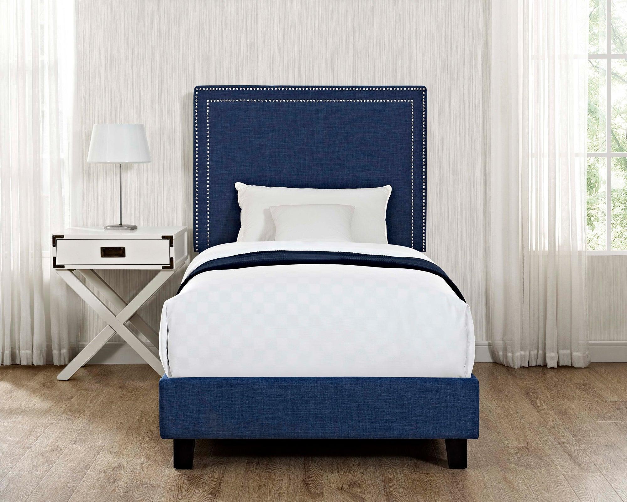 Elements Beds - Twin Platform Bed Blue