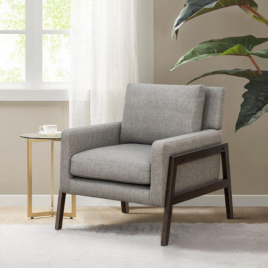 Olliix.com Accent Chairs - Upholstered Accent Chair Gray II100-0492