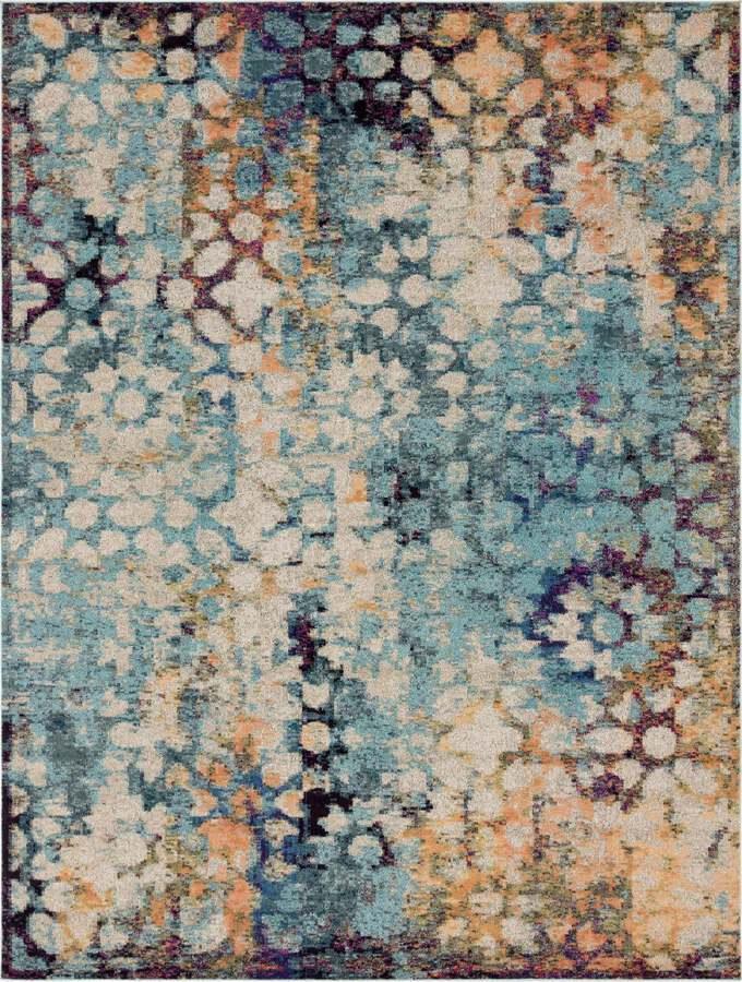 Buy Vita Contemporary 10x13 Rectangular Rug Turquoise